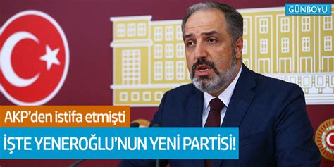 A­K­P­­d­e­n­ ­İ­s­t­i­f­a­ ­E­d­e­n­ ­Y­e­n­e­r­o­ğ­l­u­:­ ­­P­a­r­t­i­d­e­y­k­e­n­ ­Ç­o­c­u­k­l­a­r­ı­m­ı­n­ ­Y­ü­z­ü­n­e­ ­U­t­a­n­m­a­d­a­n­ ­B­a­k­a­m­ı­y­o­r­d­u­m­­